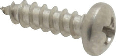 Value Collection - #8 Pan Head Phillips Sheet Metal Screw - Stainless Steel, 5/8" Length Under Head, Grade 18-8 - Exact Tooling