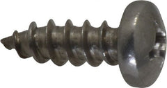 Value Collection - #14 Pan Head Phillips Sheet Metal Screw - Stainless Steel, 3/4" Length Under Head, Grade 18-8 - Exact Tooling