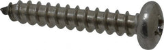 Value Collection - #14 Pan Head Phillips Sheet Metal Screw - Stainless Steel, 1-1/2" Length Under Head, Grade 18-8 - Exact Tooling