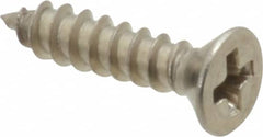 Value Collection - #4 Flat Head Phillips Sheet Metal Screw - Stainless Steel, 1/2" OAL, Grade 18-8 - Exact Tooling