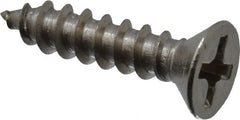 Value Collection - #6 Flat Head Phillips Sheet Metal Screw - Stainless Steel, 5/8" OAL, Grade 18-8 - Exact Tooling