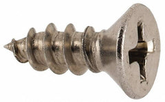 Value Collection - #8 Flat Head Phillips Sheet Metal Screw - Stainless Steel, 1/2" OAL, Grade 18-8 - Exact Tooling