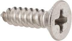 Value Collection - #8 Flat Head Phillips Sheet Metal Screw - Stainless Steel, 5/8" OAL, Grade 18-8 - Exact Tooling