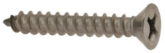 Value Collection - #12 Flat Head Phillips Sheet Metal Screw - Stainless Steel, 1-1/2" OAL, Grade 18-8 - Exact Tooling