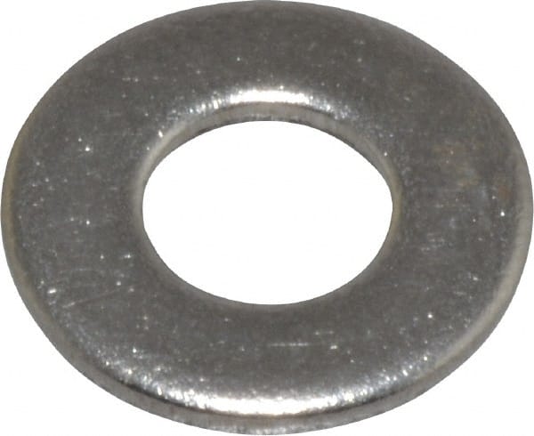 Value Collection - #12 Screw, Grade 18-8 Stainless Steel Standard Flat Washer - 1/4" ID x 9/16" OD, 0.065" Thick - Exact Tooling