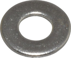 Value Collection - #12 Screw, Grade 18-8 Stainless Steel Standard Flat Washer - 1/4" ID x 9/16" OD, 0.065" Thick - Exact Tooling