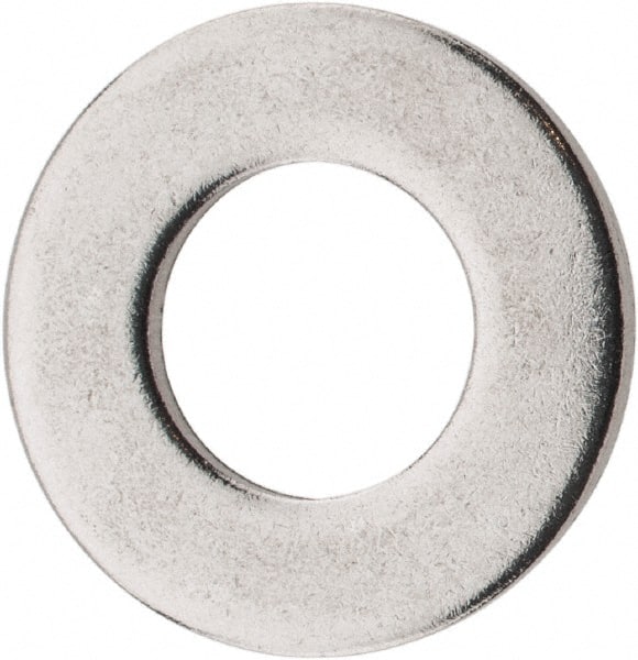 Value Collection - 3/8" Screw, Grade 18-8 Stainless Steel Standard Flat Washer - 13/32" ID x 13/16" OD, 0.065" Thick - Exact Tooling