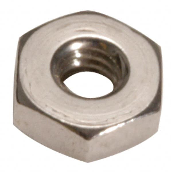Value Collection - 2 - 4-1/2 UNC Stainless Steel Right Hand Hex Nut - 3" Across Flats, 1-23/32" High, Uncoated - Exact Tooling