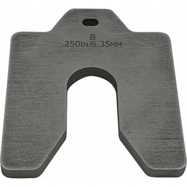 Maudlin Products - Metal Shim Stock Type: Slotted Shim Material: Stainless Steel - Exact Tooling