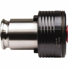 Emuge - 1.108" Tap Shank Diam, 0.831" Tap Square Size, #4 Tapping Adapter - 1.77" Projection, 2.539" Tap Depth, 3.98" OAL, 1.89" Shank OD, Through Coolant, Series EM04-U - Exact Tooling