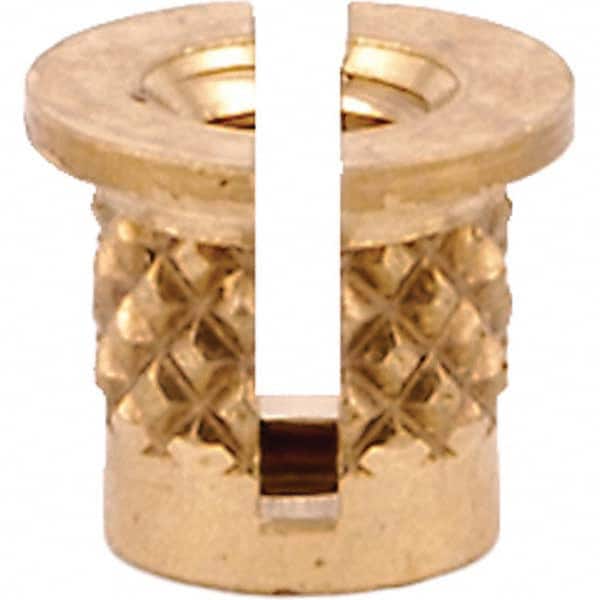 E-Z LOK - Press Fit Threaded Inserts Type: Flanged For Material Type: Plastic - Exact Tooling