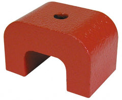 Eclipse - 1/4" Hole Diam, 2-7/16" Overall Width, 15/16" Deep, 2" High, Alnico Power Magnets - 1,022°Fahrenheit Max Operating Temp - Exact Tooling