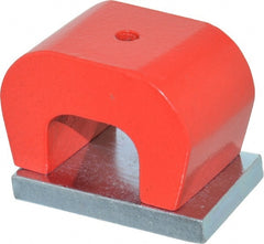 Eclipse - 3/16" Hole Diam, 1-3/4" Overall Width, 1-1/8" Deep, 1-1/8" High, Alnico Power Magnets - 1,022°Fahrenheit Max Operating Temp - Exact Tooling