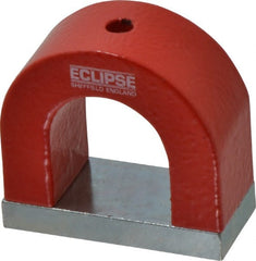 Eclipse - 3/16" Hole Diam, 2-3/16" Overall Width, 15/16" Deep, 1-13/16" High, Alnico Power Magnets - 1,022°Fahrenheit Max Operating Temp - Exact Tooling