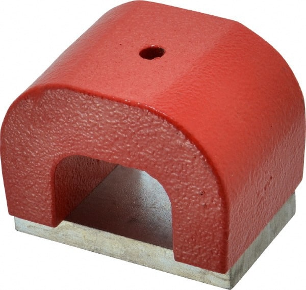 Eclipse - 1/4" Hole Diam, 2-5/8" Overall Width, 1-13/16" Deep, 1-13/16" High, Alnico Power Magnets - 1,022°Fahrenheit Max Operating Temp - Exact Tooling