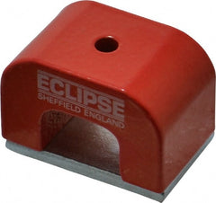 Eclipse - 1 Hole, 3/16" Hole Diam, 1" Overall Width, 1-37/64" Deep, 1" High, Alnico Power Magnets - 0.39" Pole Width, 550°C Max Operating Temp, Grade 5 Alnico - Exact Tooling