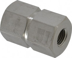 Ham-Let - 1/2 x 1/4" Grade 316 Stainless Steel Pipe Reducer Coupling - FNPT x FNPT End Connections, 6,200 psi - Exact Tooling