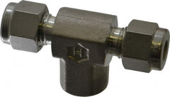 Ham-Let - 1/4" OD, Grade 316Stainless Steel Female Branch Tee - Comp x Comp x FNPT Ends - Exact Tooling