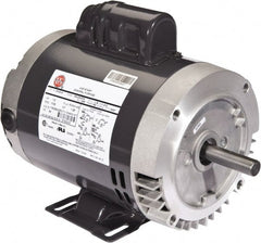 US Motors - 1/2 hp, ODP Enclosure, Auto Thermal Protection, 1,725 RPM, 115/208-230 Volt, 60 Hz, Industrial Electric AC/DC Motor - Size 56 Frame, J-Face/Base Mount, 1 Speed, Ball Bearings, 8.9/4.4-4.5 Full Load Amps, B Class Insulation, CCW Drive End - Exact Tooling