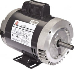US Motors - 1 hp, ODP Enclosure, Auto Thermal Protection, 1,725 RPM, 115/208-230 Volt, 60 Hz, Industrial Electric AC/DC Motor - Size 56 Frame, J-Face/Base Mount, 1 Speed, Ball Bearings, 15.2/7.7-7.6 Full Load Amps, B Class Insulation, CCW Drive End - Exact Tooling