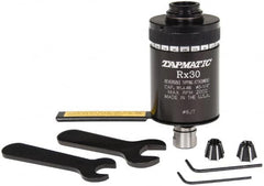 Tapmatic - Model RX30, No. 0 Min Tap Capacity, 1/4 Inch Max Mild Steel Tap Capacity, JT6 Mount Tapping Head - 21600 (J116), 21700 (J117) Compatible, Includes Tap Clamping Wrenches and 2 collets, for Manual Machines - Exact Tooling