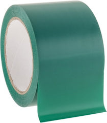 NMC - Green Solid Color Vinyl Tape - 3" Wide x 108' Long x 0.002" Thick, General Traffic - Exact Tooling