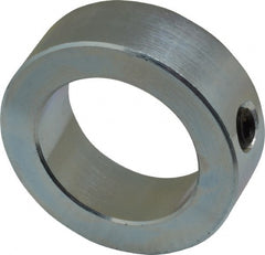Climax Metal Products - 1-1/2" Bore, Steel, Set Screw Shaft Collar - 2-1/4" Outside Diam, 3/4" Wide - Exact Tooling