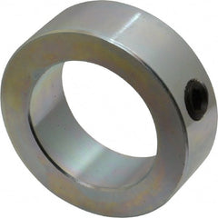 Climax Metal Products - 1-3/4" Bore, Steel, Set Screw Shaft Collar - 2-5/8" Outside Diam, 7/8" Wide - Exact Tooling