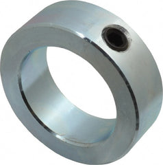 Climax Metal Products - 1-7/8" Bore, Steel, Set Screw Shaft Collar - 2-3/4" Outside Diam, 7/8" Wide - Exact Tooling