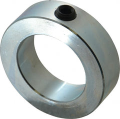 Climax Metal Products - 1-15/16" Bore, Steel, Set Screw Shaft Collar - 3" Outside Diam, 7/8" Wide - Exact Tooling