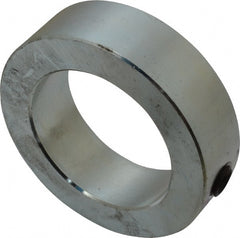 Climax Metal Products - 2-3/16" Bore, Steel, Set Screw Shaft Collar - 3-1/4" Outside Diam, 15/16" Wide - Exact Tooling