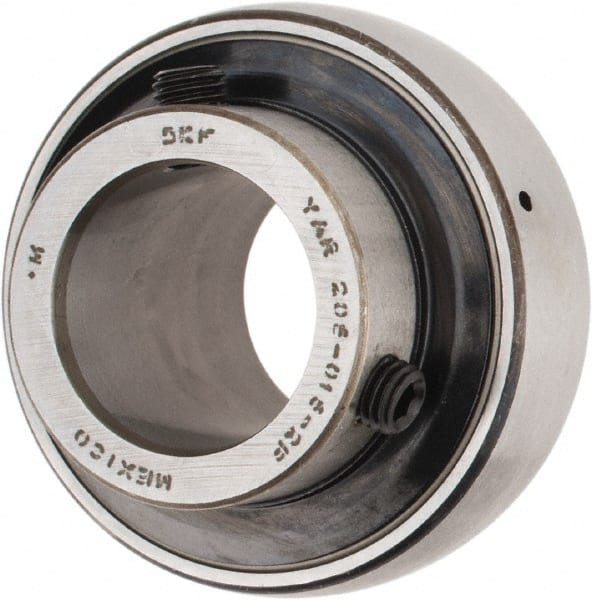 SKF - 15/16" ID x 2.0472" OD, 2,430 Lb Dynamic Capacity, Insert Bearing Insert Bearing - 0.5906" Race Width, 1,750 Lb Static Capacity - Exact Tooling
