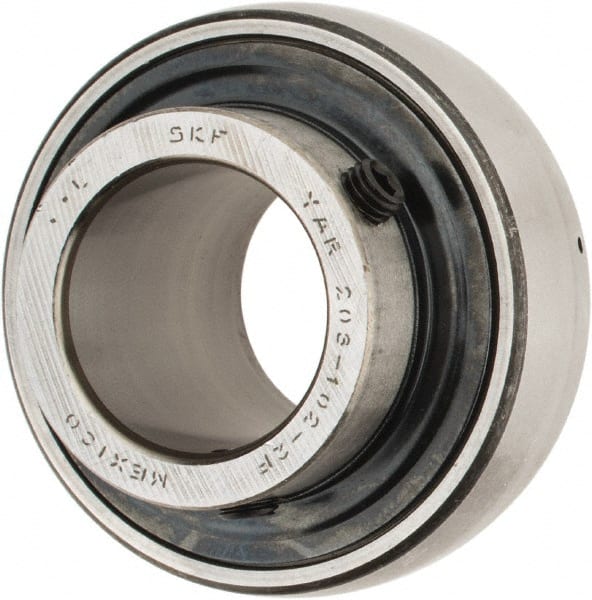 SKF - 1-1/8" ID x 2.4409" OD, 3,380 Lb Dynamic Capacity, Insert Bearing Insert Bearing - 0.7087" Race Width, 2,520 Lb Static Capacity - Exact Tooling