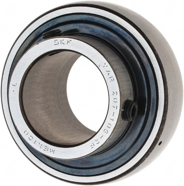 SKF - 1-3/8" ID x 2.8346" OD, 4,410 Lb Dynamic Capacity, Insert Bearing Insert Bearing - 3/4" Race Width, 3,440 Lb Static Capacity - Exact Tooling