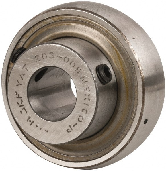 SKF - 1/2" ID x 1.5748" OD, 1,650 Lb Dynamic Capacity, Insert Bearing Insert Bearing - 0.4724" Race Width, 1,070 Lb Static Capacity - Exact Tooling