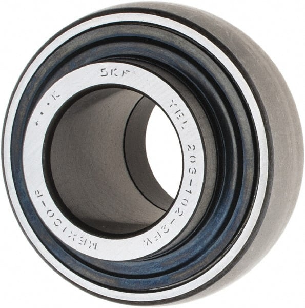 SKF - 1-1/8" ID x 2.4409" OD, 3,380 Lb Dynamic Capacity, Insert Bearing Insert Bearing - 0.7087" Race Width, 2,520 Lb Static Capacity - Exact Tooling