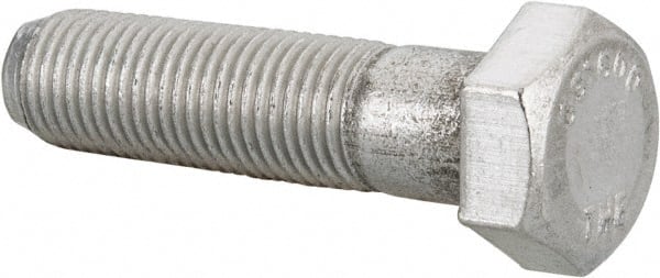Value Collection - 3/8-24 UNF, 1-1/2" Length Under Head Hex Head Cap Screw - Partially Threaded, Grade 316 Stainless Steel, Uncoated, 9/16" Hex - Exact Tooling