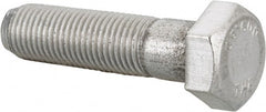 Value Collection - 3/8-24 UNF, 1-1/2" Length Under Head Hex Head Cap Screw - Partially Threaded, Grade 316 Stainless Steel, Uncoated, 9/16" Hex - Exact Tooling