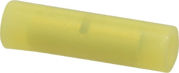 3M - 12 to 10 AWG Compatible, Nylon Fully Insulated, Crimp-On Butt Splice Terminal - 2 Wire Entries, Yellow - Exact Tooling