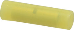 3M - 12 to 10 AWG Compatible, Nylon Fully Insulated, Crimp-On Butt Splice Terminal - 2 Wire Entries, Yellow - Exact Tooling
