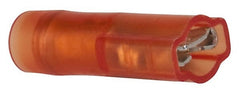 3M - 22 to 18 AWG, Nylon, Fully Insulated, Female Wire Disconnect - 3/16 Inch Wide Tab, Red, RoHS 2011/65/EU Compliant - Exact Tooling