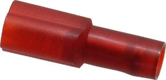 3M - 22 to 18 AWG, Nylon, Fully Insulated, Male Wire Disconnect - 3/16 Inch Wide Tab, Red, RoHS 2011/65/EU Compliant - Exact Tooling