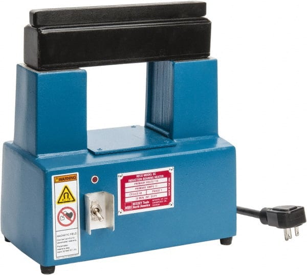 Bessey - 4-3/8" Wide, Steel Reco Induction Bearing Heater - 11" Outside Diam - Exact Tooling