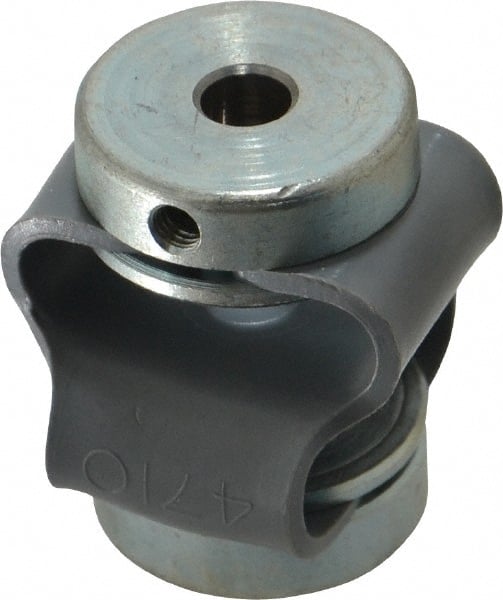 Huco - 3/16" Max Bore Diam, Flexible Flex P Double Loop Coupling - 27mm OD, Polyurethane - Exact Tooling