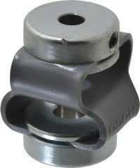 Huco - 1/4" Max Bore Diam, Flexible Flex P Double Loop Coupling - 27mm OD, Polyurethane - Exact Tooling