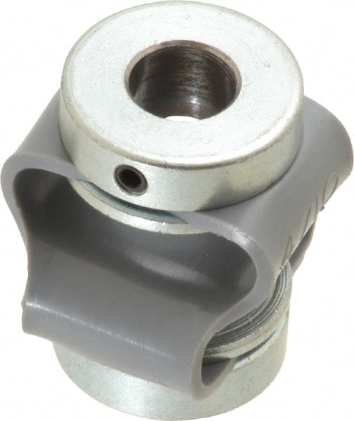 Huco - 5/16" Max Bore Diam, Flexible Flex P Double Loop Coupling - 27mm OD, Polyurethane - Exact Tooling