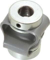 Huco - 5/16" Max Bore Diam, Flexible Flex P Double Loop Coupling - 27mm OD, Polyurethane - Exact Tooling