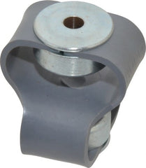 Huco - 1/2" Max Bore Diam, Flexible Flex P Double Loop Coupling - 48mm OD, Polyurethane - Exact Tooling