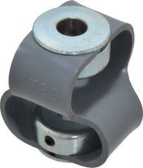 Huco - 3/8" Max Bore Diam, Flexible Flex P Double Loop Coupling - 48mm OD, Polyurethane - Exact Tooling