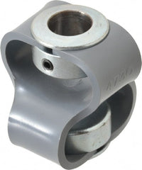 Huco - 5/8" Max Bore Diam, Flexible Flex P Double Loop Coupling - 54mm OD, Polyurethane - Exact Tooling